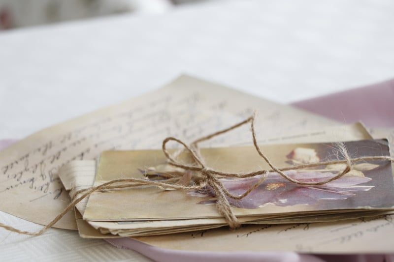 Memory Letters Old Book